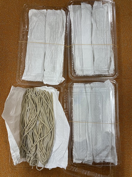 12月のご支援品 12/7生蕎麦