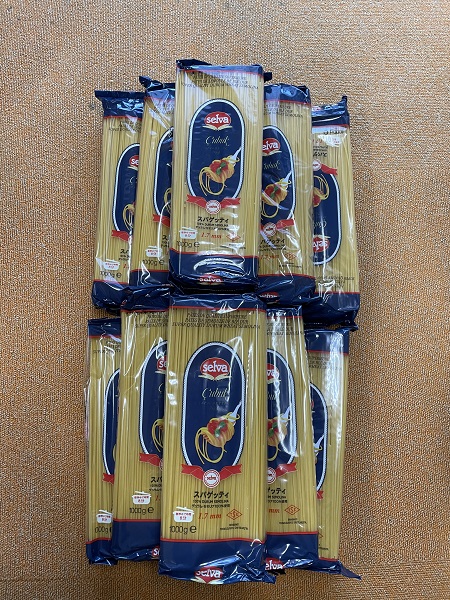 1月のご支援品 1/13スパゲッティ、パスタソース