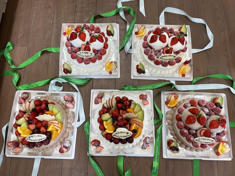 4月のご支援品4/26 誕生日ケーキ