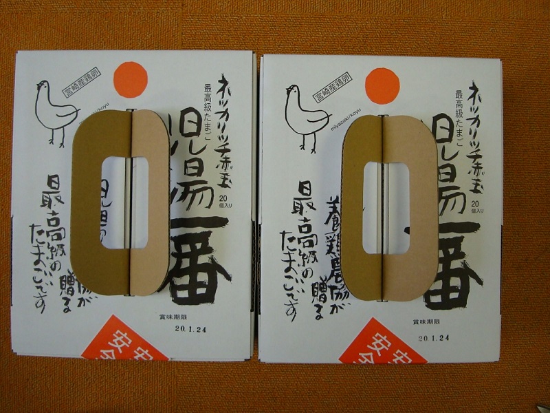 1月のご支援品  卵、豚肉
