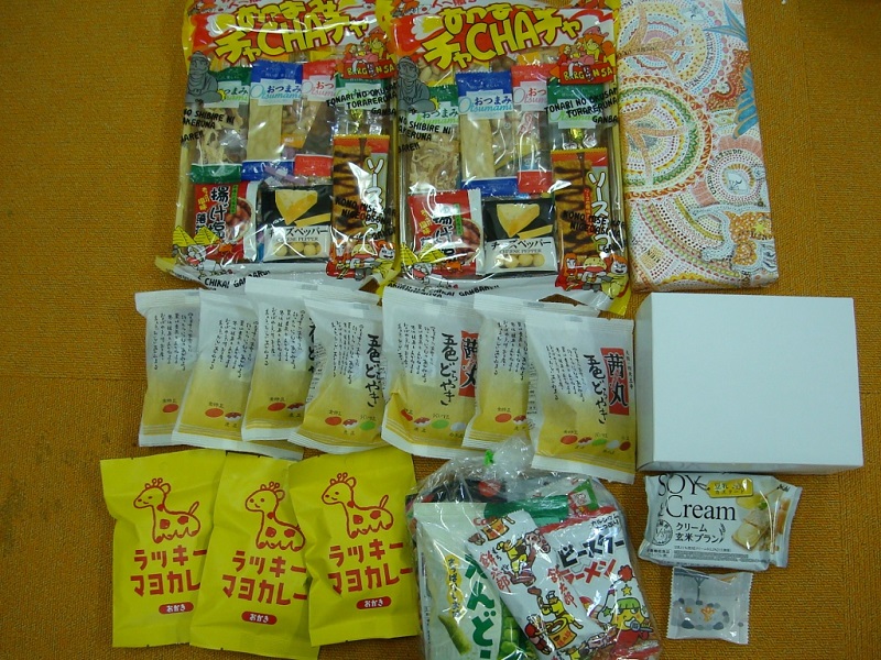 1月のご支援品  お菓子