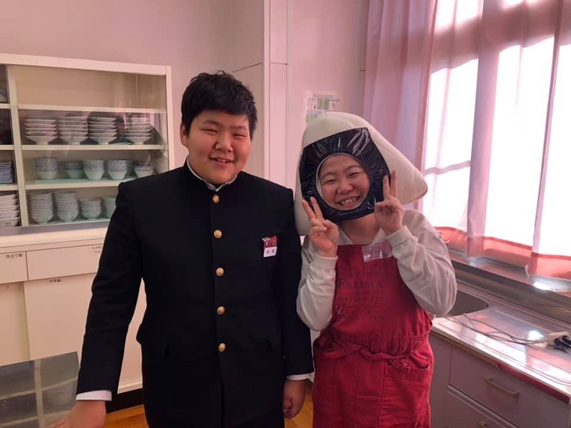 土曜日授業でおにぎり