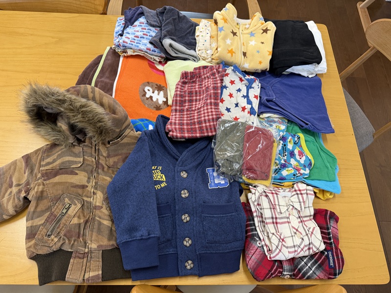 12月のご支援品12/16　洋服