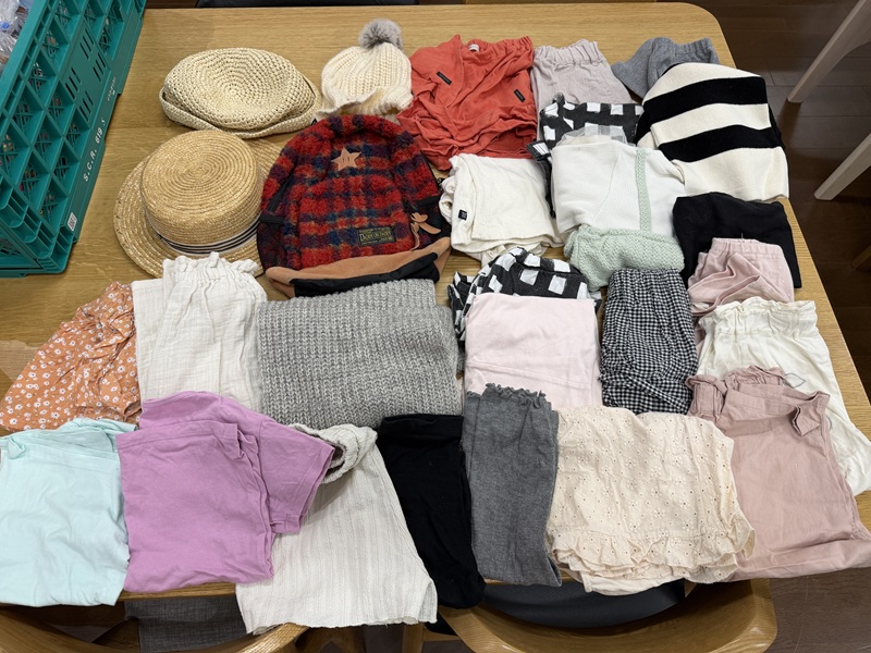 1月のご支援品1/13　洋服、帽子等