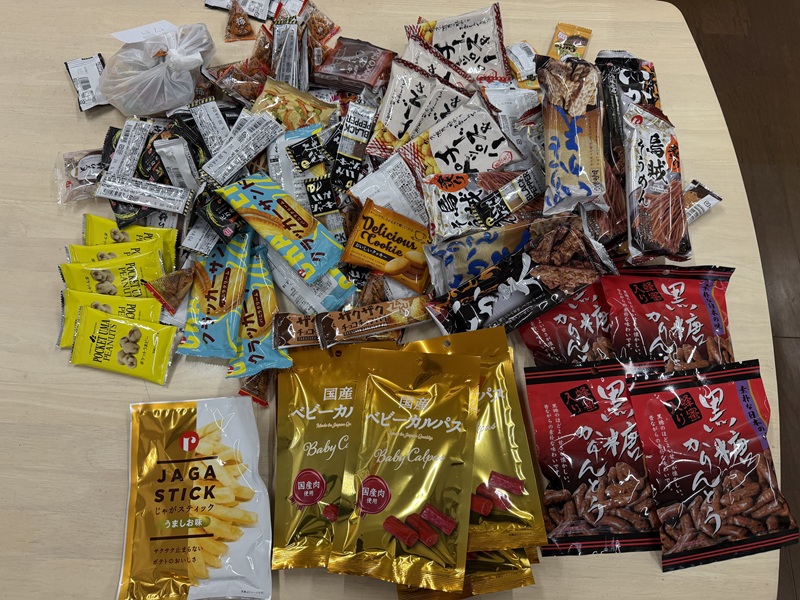 2月のご支援品2/20　お菓子