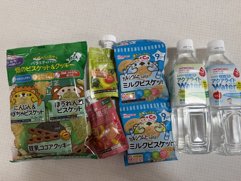 7月のご支援品7/1 乳幼児用イオン飲料、クッキー、ビスケット等 7月のご支援品7/1 乳幼児用イオン飲料、クッキー、ビスケット等