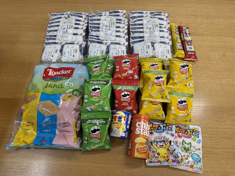 7月のご支援品7/6 お菓子 7月のご支援品7/6 お菓子