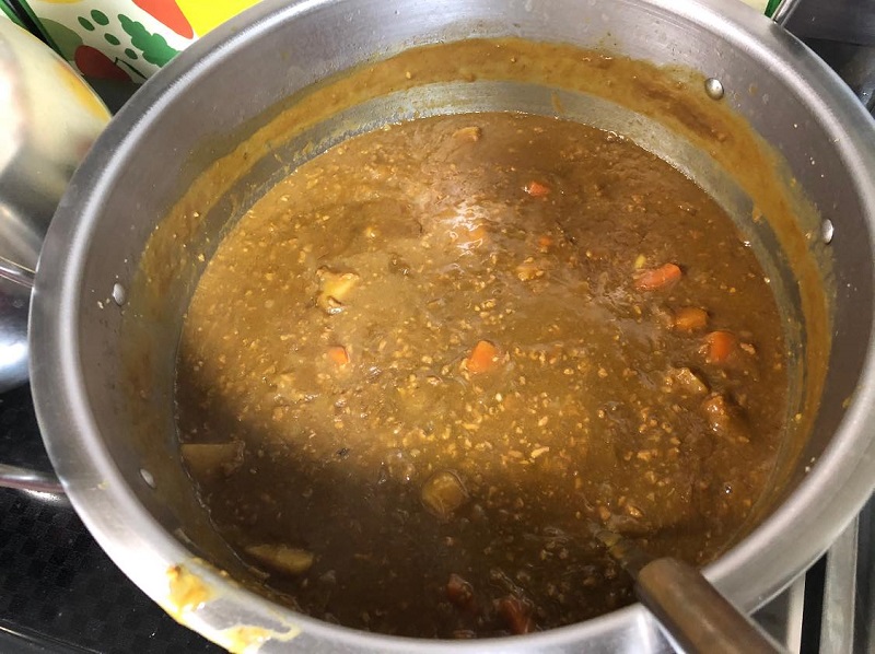 久しぶりのカレー