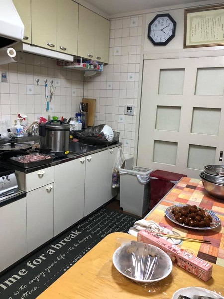 今日は準備は1人でした