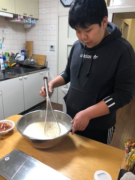 急なリクエストでたこ焼き