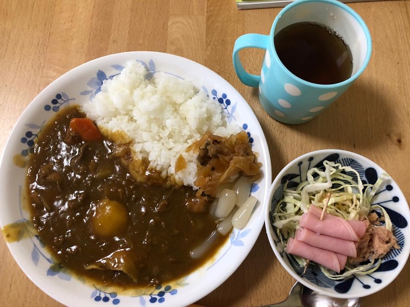 メニューはカレー