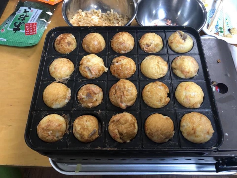 本日はたこ焼き