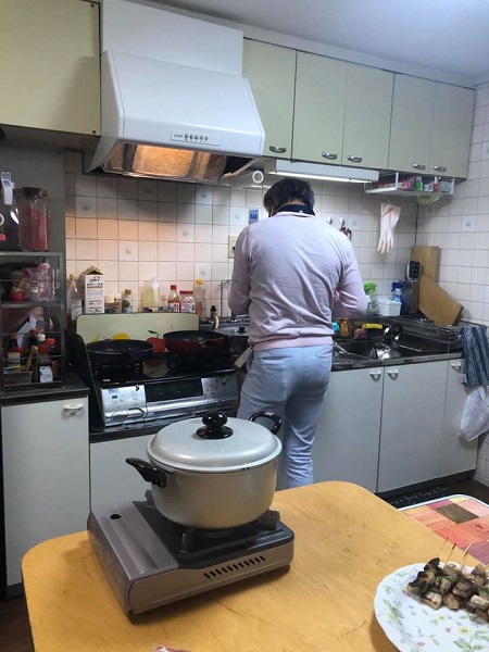 カセットコンロも出動