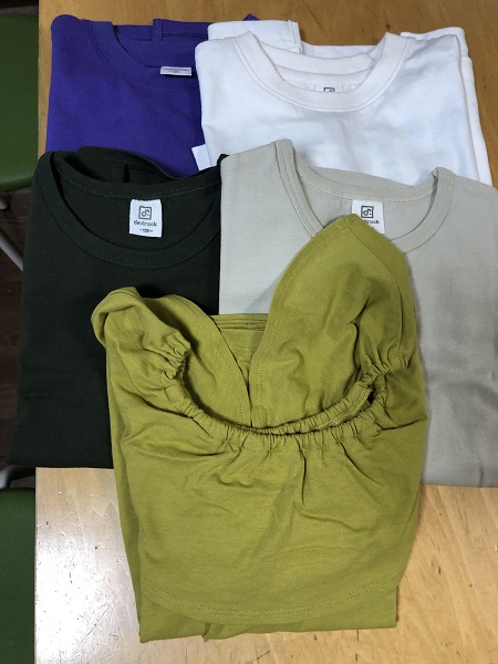 7月のご支援品 7/1子ども用の服